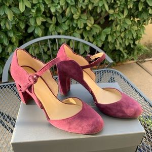 NIB Ann Taylor Alyssa Suede Mary Jane Pumps Size 9
